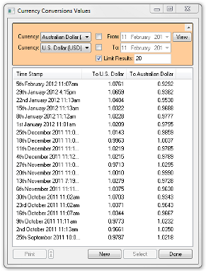 currency conversion